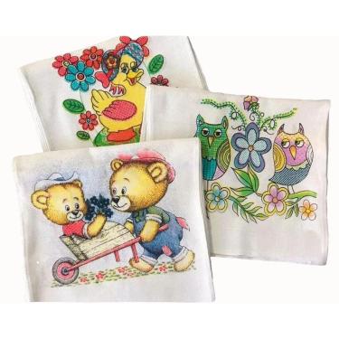 Imagem de Pano De Prato Com Bainha Estampado 62X41 - 50 Unidades