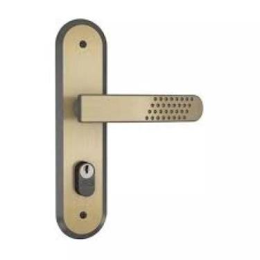 Imagem de Fechadura Externa com Maçaneta de Alavanca 1801/21 Espelho Oxidado - S