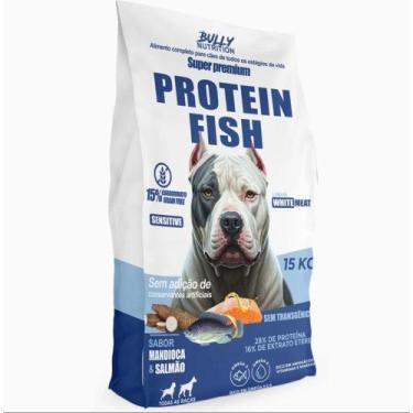 Imagem de Ração Premium Para Cachorros Fish Protein White Meat 15Kg  Mais Saúde 