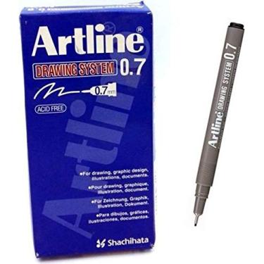Imagem de Artline Sistema de desenho de 0,5 mm - preto (pacote com 12)