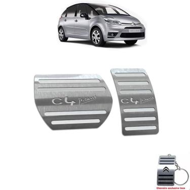 Imagem de Pedaleira Citroen C4 Picasso 2008 Até 2014 Aço Inox
