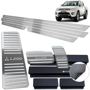 Imagem de Soleira Pedaleira Descanso L200 Triton 2008 2017 Automático