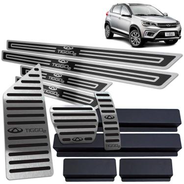 Imagem de Descanso Pedaleira Automático Soleira Tiggo 2 2019 20 Preto