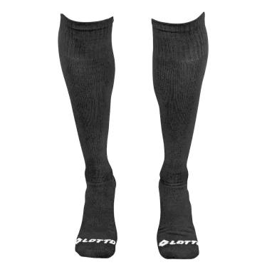 Imagem de Meião Lotto Futebol Preto Juvenil Tamanho 34-38