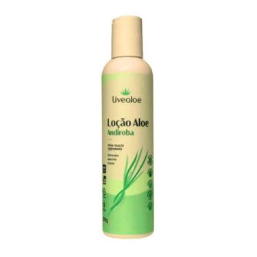 Imagem de Loção Corporal Hidratante Aloe Andiroba 230g Livealoe
