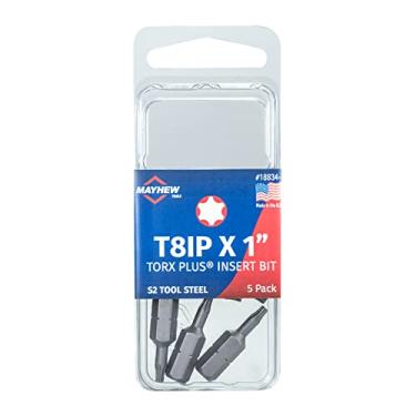 Imagem de Mayhew Steel Products, Inc. T8IP x bit de inserção Torx Plus de 2,5 cm, pacote com 5