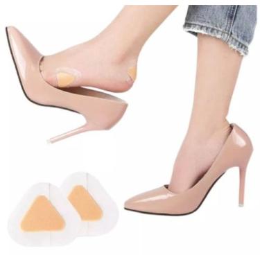 Imagem de Protetor AntiBolha Adesivo Para Calcanhar Sapatos Femininos Masculinos