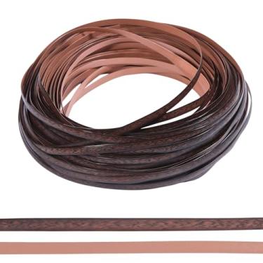 Imagem de FREEBLOSS Kit de reparo de vime de 70 m/230 pés, kit de reparo de vime de plástico de 8 mm para móveis planos suprimentos de vime para substituição de reparo de móveis de cadeira de pátio, sofás, 500