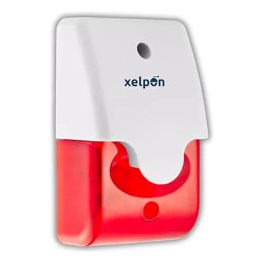 Imagem de Sirene Strobo Visual 12v Alarme Residencial Alerta Incêndio