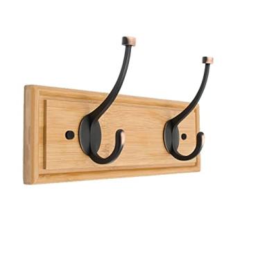 Imagem de URGDWEKJY Suporte de parede para cabide montado na parede, suporte de chave para parede, criativo, resistente, casaco, chapéu, chave, guarda-chuva, toalha ou roupão de banho, cabide de parede (A,2