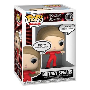 Imagem de Funko Pop! Rocks  Oops I Did it Again-  Britney Spears com placa 462