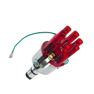 Imagem de Lizixny Distribuidor centrífugo cromado 009 serve para VW Bug Buggy Ghia Bus peça de reposição de ignição eletrônica substitui 9230081094