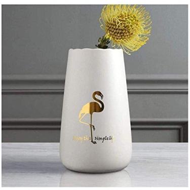 Imagem de Vaso Mecanismo de sepultura de vidro artesanato quarto mesas de cozinha evidências importantes placas decorativas belas linhas de cerâmica para flores (cor: C Tamanho: Médio) (Cor: B Tamanho: Pequeno)