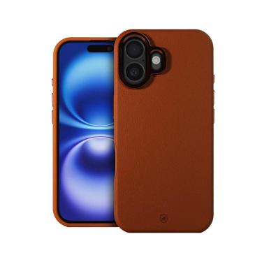 Imagem de Capa case capinha para iPhone 16 - Couro Dual Magsafe - Marrom - Gshield