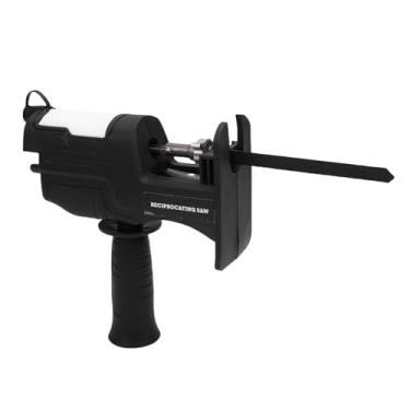 Imagem de FTVOGUE Adaptador de Serra Alternativa para Furadeira Elétrica, Material ABS, Conexão de Haste Triangular, Leve, Resistente e Robusto, Três Lâminas e Lata de óleo