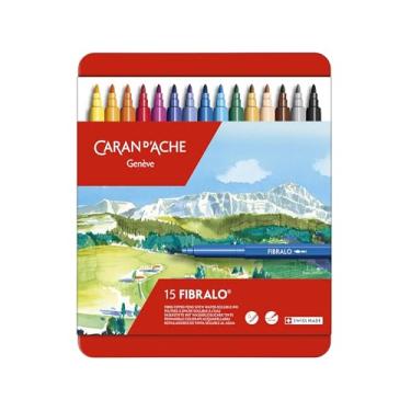 Imagem de Caran D'Ache Caneta Fibralo 15 Cores, 15 Cores