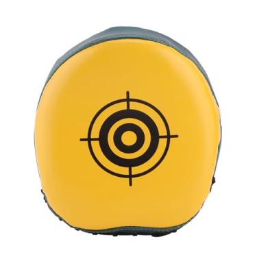 Imagem de Generic Luvas de Boxe Com Foco Curvo, Luvas de Boxe Com Bom Forro, Equipamento de Com Fio de Nylon Espesso para Treinamento de Sanda para Taekwondo para Infantil (Amarelo)