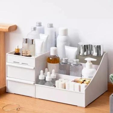 Imagem de 2X Organizador Mesa Multiuso Com Gavetas Escritório Maquiage