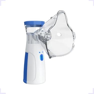 Imagem de Inalador Nebulizador Portátil, Silencioso, USB e Pilha, Compacto para Uso Doméstico e Viagem, Tecnologia Ultrafina para Medicamentos Líquidos