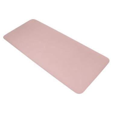 Imagem de Mouse Pad Grande Caramelo Desk Pad Couro Gamer Office(Rosa,90x40)