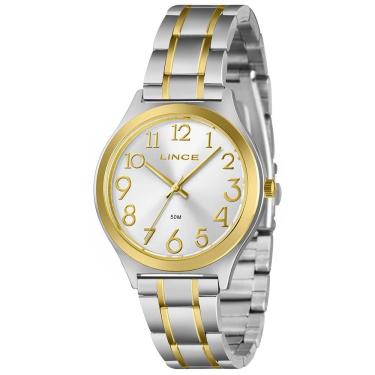 Imagem de Relógio Lince Feminino Ref: Lrtm029l38 S2sk Casual Bicolor
