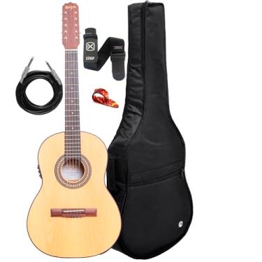 Imagem de Viola Caipira Rozini Rv155 Ativa Fosca Com Acessórios