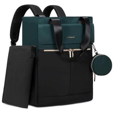 Imagem de LOVEVOOK Mochila para fraldas, sacola de fraldas com bolsos isolados, bolsa de bebê para meninas e meninos com trocador de fraldas, bolsa grande para fraldas de bebê com capa para chupeta, mochila de