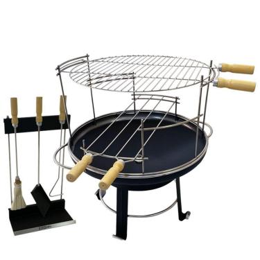 Imagem de Confrateira Zzonn Cf560, Muito Mais Que Uma Churrasqueira! - Churrasqueira Prime, Lareira Externa E Cooler De Bebidas