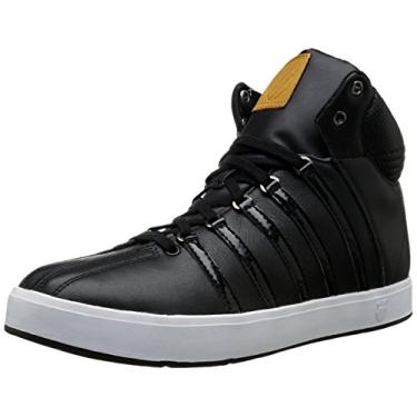 Imagem de K-SWISS Tênis masculino The Classic II Mid Athletic, Preto/Preto/Branco, 8