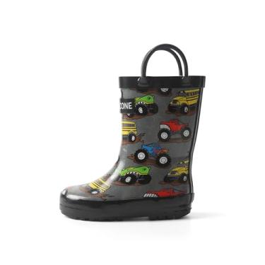 Imagem de LONECONE Botas De Chuva De Borracha Natural Premium Para Crianças - Botas De Chuva Impermeáveis Para Meninos E Meninas - 12Lk