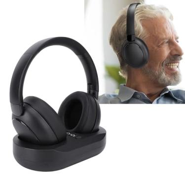 Imagem de Yunseity Fone de Ouvido Sem Fio, 5.3 2 Em 1 Fone de Ouvido Com Base de Carregamento para TV, Telefones, Computadores, 50 Horas de Reprodução, 2 Dispositivos Conexão, Suporte (Plugue da UE)