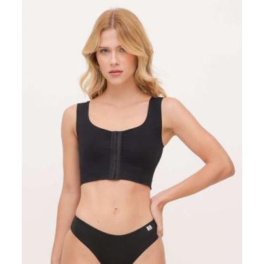 Imagem de Sutiã Redutor Plié-75561 - PLIE, Preto, G
