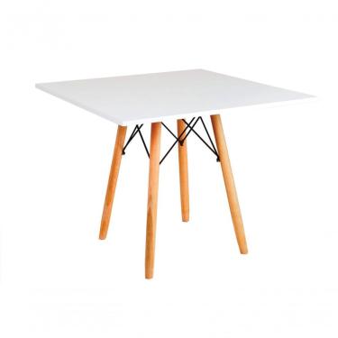 Imagem de Mesa Eames Eiffel Quadrada 90 Cm - Branca