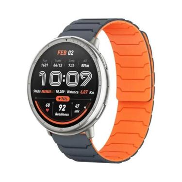 Imagem de Pulseira Magnética De Silicone De 20 22mm Para Amazfit Bip 6 Active 2 