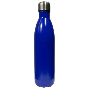 Imagem de Garrafa Térmica de Água Parede Dupla em Inox 750ml (Azul)