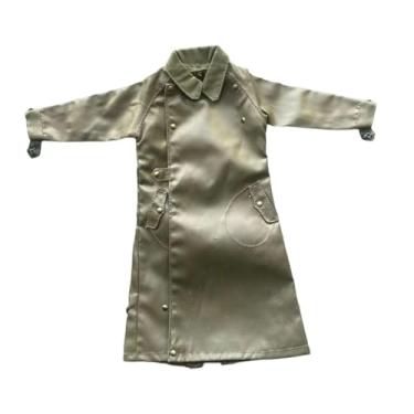 Imagem de MERIGLARE Roupa em miniatura para figura de ação 1/6, sobretudo moderno, acessórios de fantasia para bonecos, traje masculino para bonecos de 30 cm.