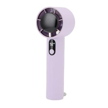 Imagem de Generic Ventilador Portátil Portátil, Ventilador de Mesa de 5 Velocidades Silencioso para Acampar (Roxo)