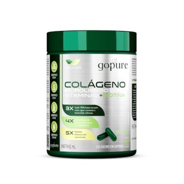 Imagem de GoPure Colágeno em Cápsula - 100% Hidrolisado com Vitaminas + Biotina