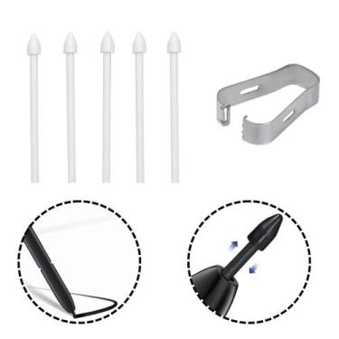 Imagem de 5 pontas extras para S Pen - Galaxy Tab S6 2019 T865 - Genérica