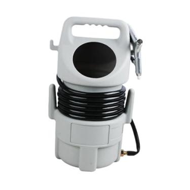 Imagem de MotiveTech Kit portátil multifuncional para jateamento de areia, alto desempenho, mangueira de 4,5 m, tanque para jateamento abrasivo, kit para de areia, Cinza