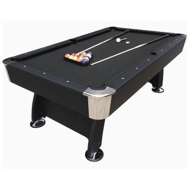 Imagem de Mesa De Sinuca Profissional Ahead Sports Preto Com Tacos E Jogo De Bolas Completo