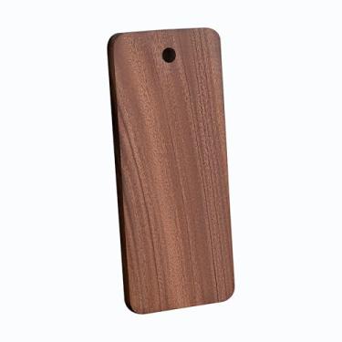 Imagem de Tábua de corte xadrez pequena tábua de corte de madeira de acácia com sulco de suco, tábuas de charcutaria para carne, tábua decorativa de vegetais para cozinha e sala de jantar, caixa de presente