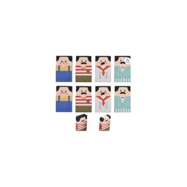 Imagem de Borracha Careca Divertida, Termoplástica TPR, Sortida, 4.5x2.5x1.2 cm, 24 Unidades, Design Interativo