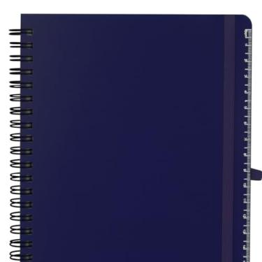 Imagem de Planner Executivo com Capa em PU, 90 Folhas Premium, Organizador Diário com Seções para Prioridades, Agenda e Refeições (Caderno Azul)