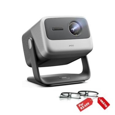 Imagem de JMGO N1S Infinity Projetor Laser Triplo 4K com Wi-Fi Bluetooth, 2450 Lúmens ISO, 1600:1, Netflix GTV, Auto Foco 360° em Tempo Real, Tela 300", HDR10, Dolby Digital Plus, Portátil para Casa e Exterior