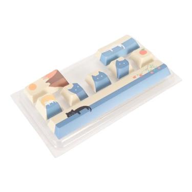 Imagem de Generic Teclas de Teclado, Teclas Bonitas Resistentes à Abrasão Desbotadas Decorativas 8 para Teclado Mecânico 61 para Mecânico 108 (Tipo 3)