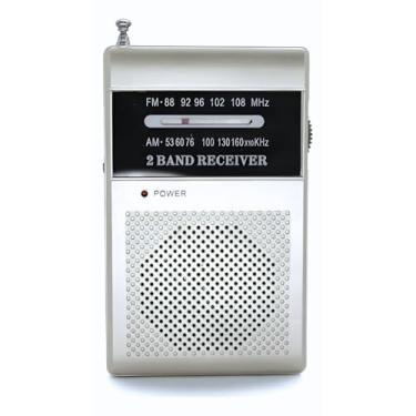 Imagem de Rádio Portátil AM/FM/TV 2 Bandas Com Antena Retrátil 180° e Entrada para Fone de Ouvido Radinho De Bolso [VALUANCE]