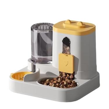Imagem de SmartPet Ração Dupla e Fontaine para Gatos Cães Dispositivo Integrado Inteligente de Alimentação Bebedouro Pets Design Multifuncional 2-em-1 Purificação Água por Circulação Anti-bloqueio Alimentos Sec