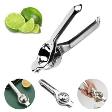 Imagem de Espremedor De Limão Espremer Manual 20cm Limões De Aço Inoxidável Orig