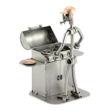 Imagem de Steelman24 I Nuts and bolts sculpture Barbecue Master I Handmade ornaments I Made in Germany I I Metal figurine Y